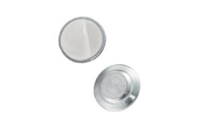 Magnetic fasteners, round/silver